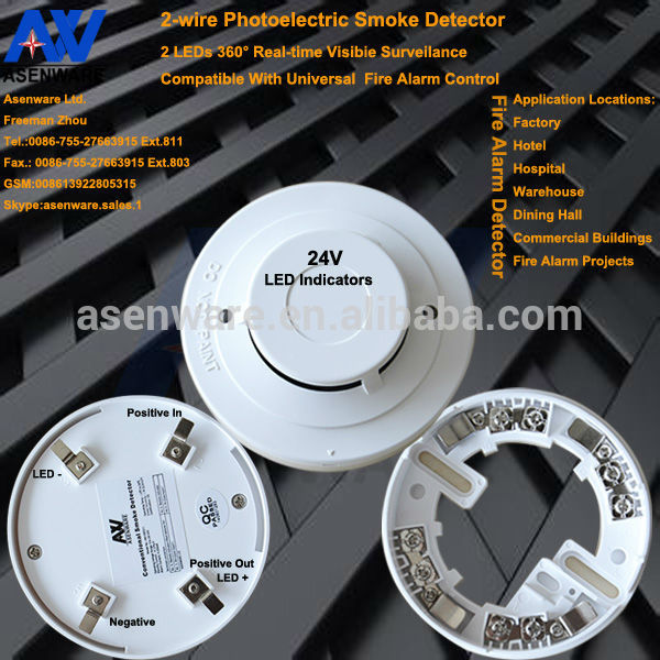 Photoelectric Smoke Detector For Fire Alarm