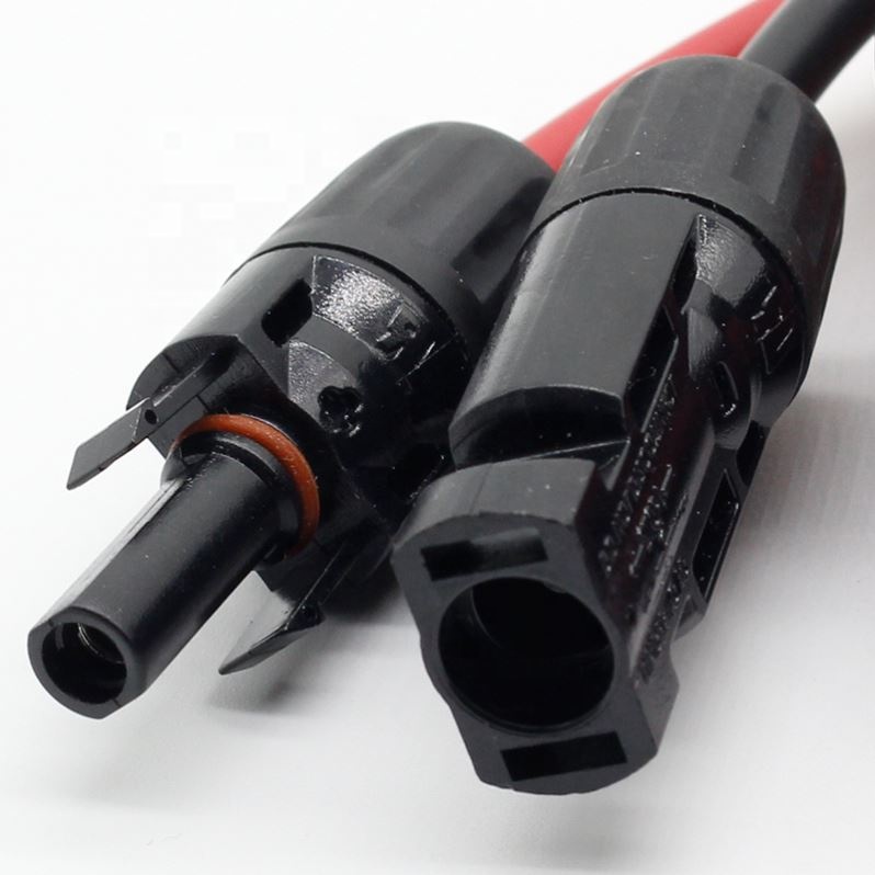 Solar Panel Extension Cable Wire Connector 10/11/13 AWG Black+Red