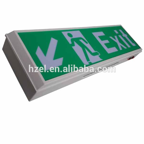 CE ABS Housing Rechargeable Emergency LED Exit Sign