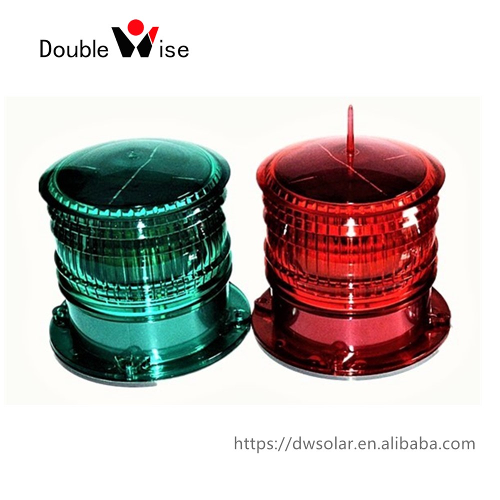 DOUBLEWISE Boat Equipment Yacht LED Solar Marine Stern Navigation Signal Light