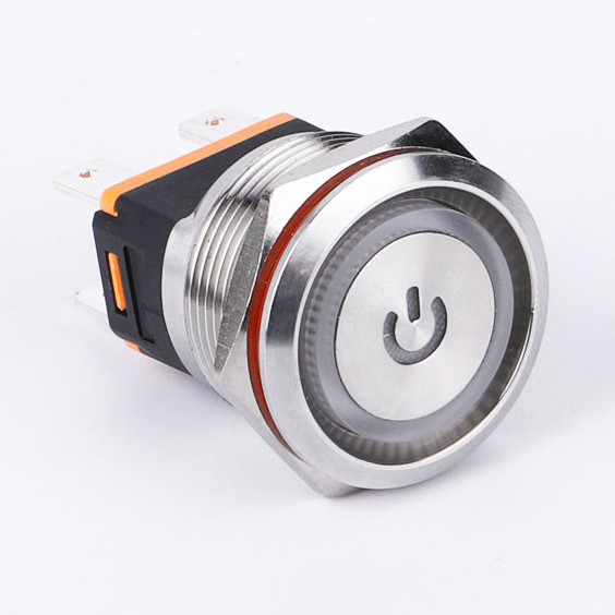 SAIP/SAIPWELL Waterproof Mechanical Stainless Steel Metal Push Pull Button Switch