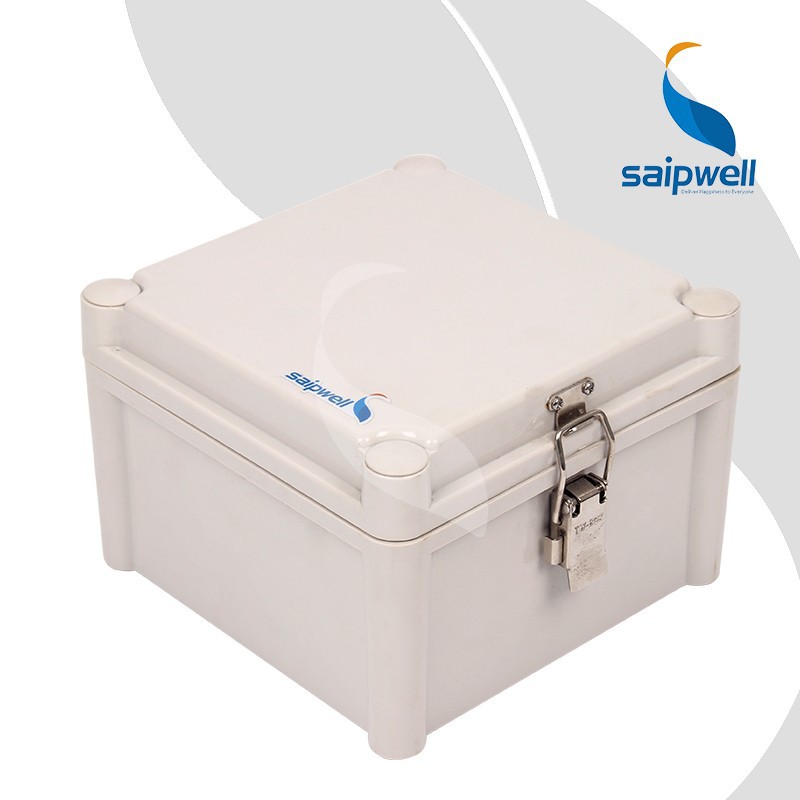 Saipwell Quick Offer SP-002-191913 190*190*130MM ip66 ABS waterproof control box with metal Clasp