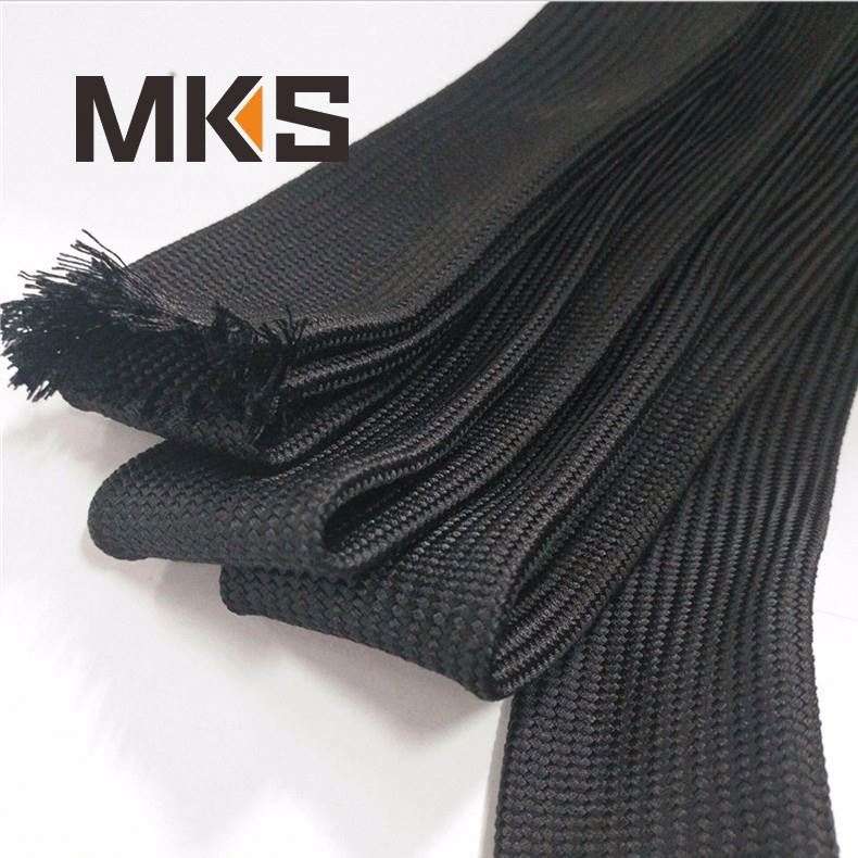 PETexpandble braided sleeving Basalt Fiber expandable braided sleeving