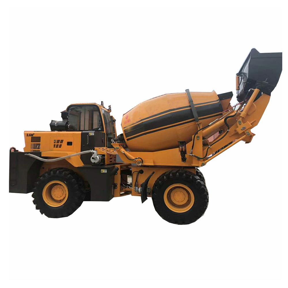 Self loading tractor supply diesel concrete mixer