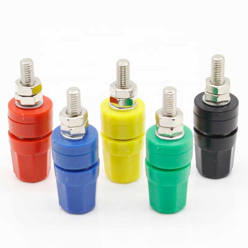 M4X36 pure copper terminal 4mm banana Jack Socket 20A binding post Banana plug connector