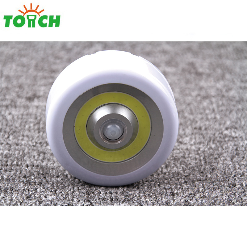 2019 new design ABS plastic human body led COB sensor light wireless portable wall lamps for bedroom