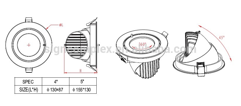 CE RoHs china wholesale free shipping 30W 20w led cob downlight led recessed ceiling light ceiling light design