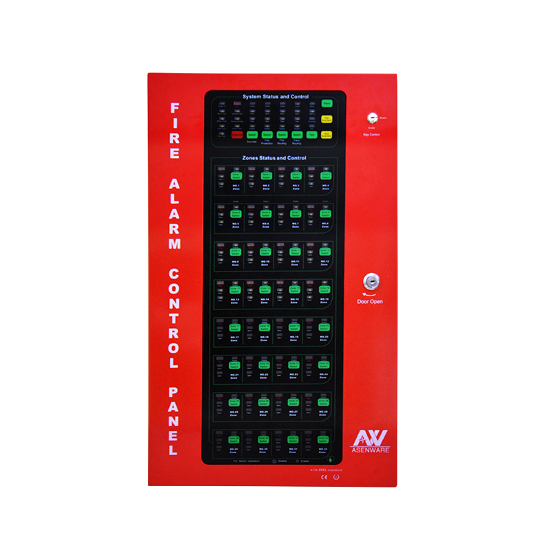 8 zone 16 zone wired conventional  fire alarm control panel