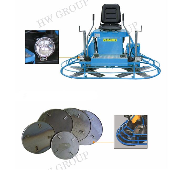 Epoxy power trowel machine ride on