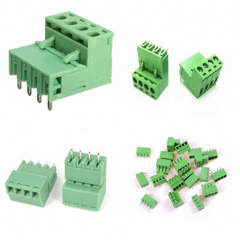 4Pin Plug-in Screw Terminal Block Connector 3.81mm Pitch Mount Screw Terminal Block Connector - Fits PCBs