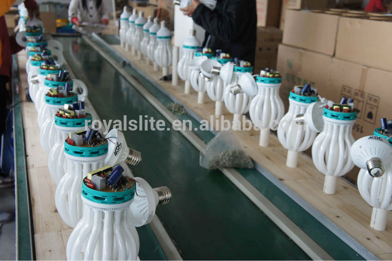 China factory lotus 8000 h flower 10000 k cfl energy saving lighting