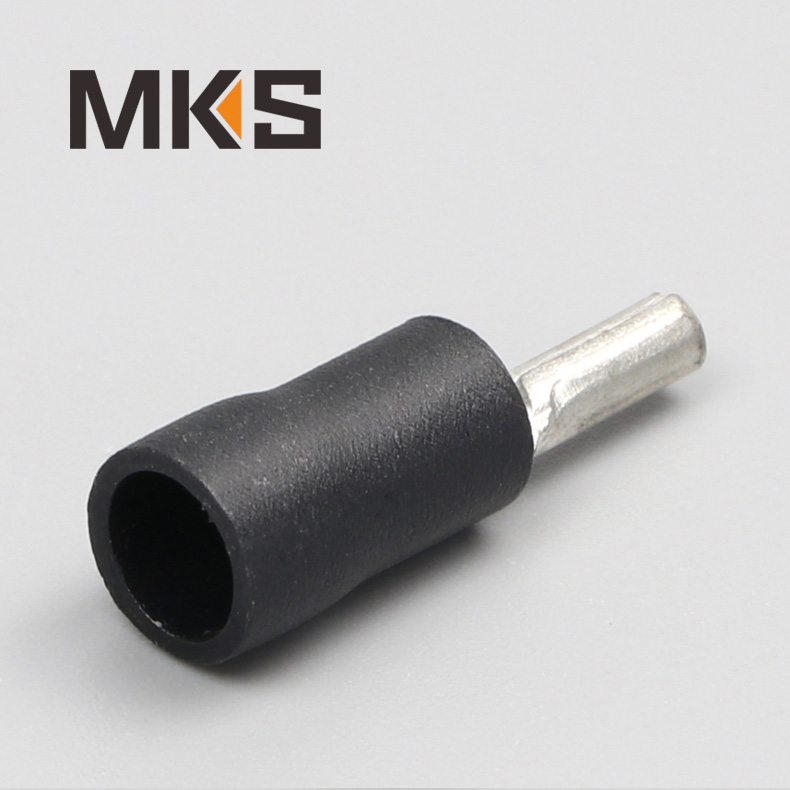 Copper Pre Insulated Cable Terminal Pin Shaped Terminal ptv pure copper pin vinly cable lug