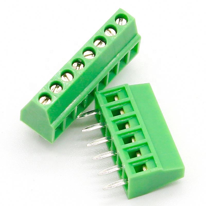 2.54MM  Universal Screw Terminal Blocks Connector 2/3/4/5/6/7/8/9/10-12 Pin/Poles KF120 Straight Pin Copper