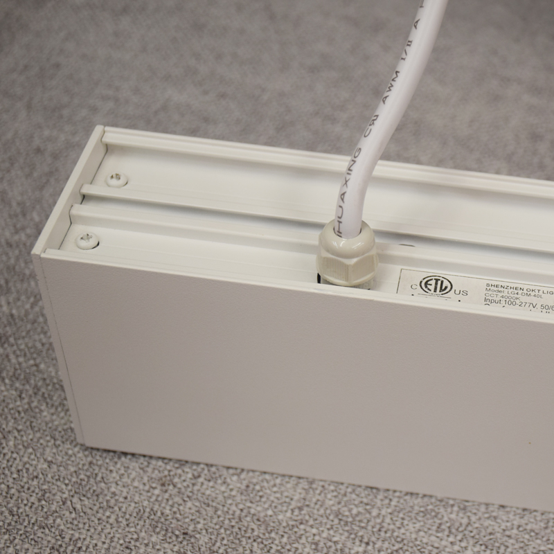 1200mm 38W high performance Louver diffuser seamless continuous running led linear suspension light