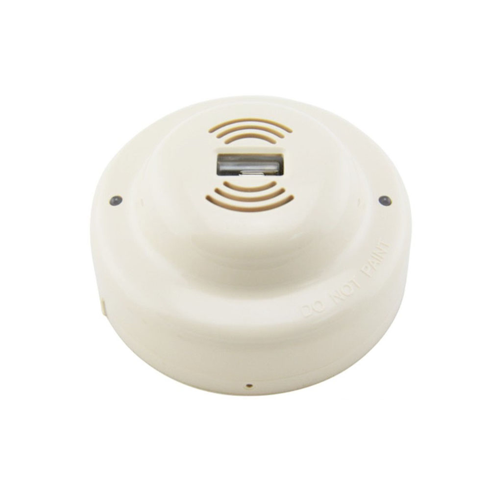 Conventional UV flame detector white color connected with fire alarm system