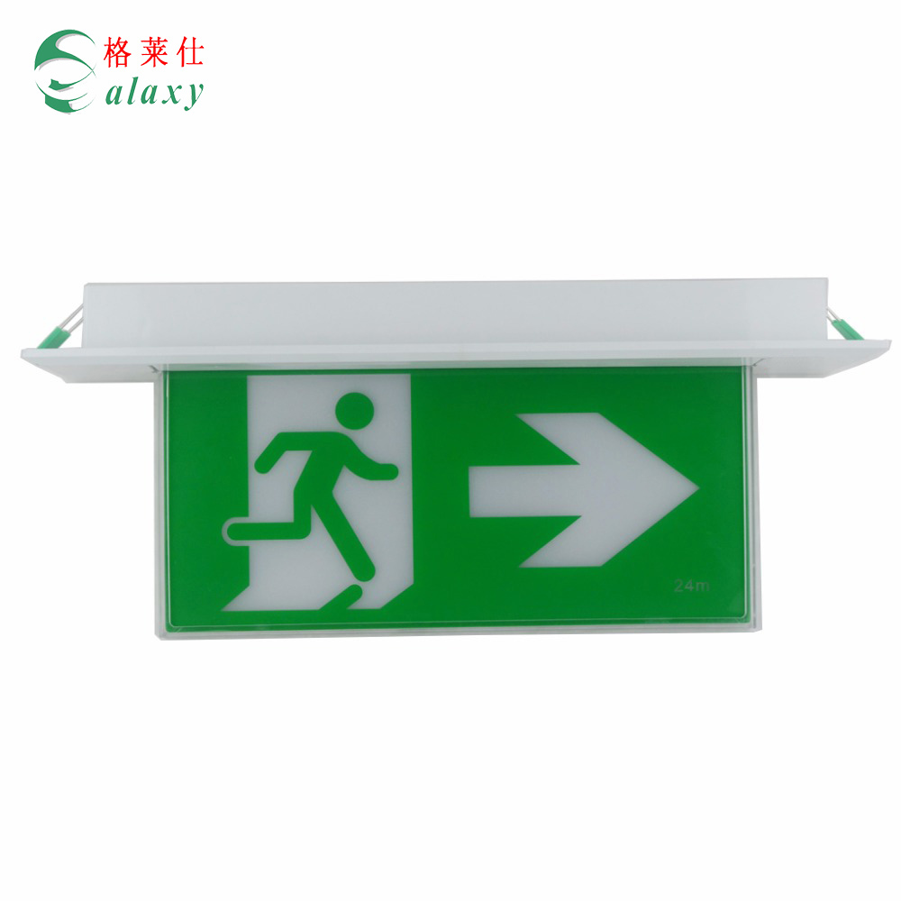 New design Exit signs light led emergency exit lamp charging led light emergency