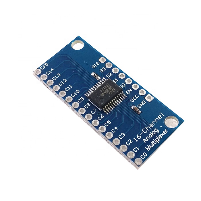 One ADC Collects 16 Channel Analog Signals CD74HC4067 16 Channel Analog Multiplexer Analog/Digital