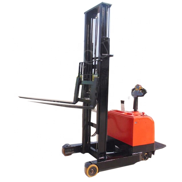 1 ton semi electric pallet stacker mini electric forklift