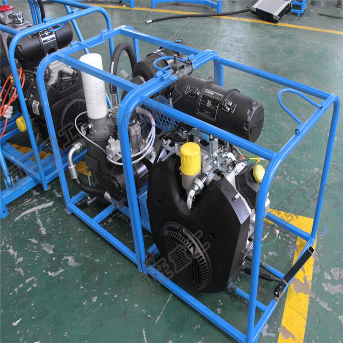 Portable mountain core drilling machine with air compressor for sale