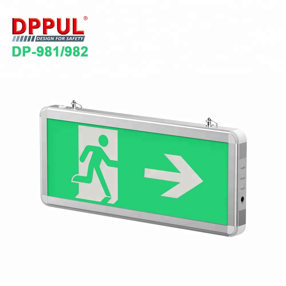 3.6V BACK BATTERY WITH 10 PCS GREEN LED EMERGENCY LIGHT