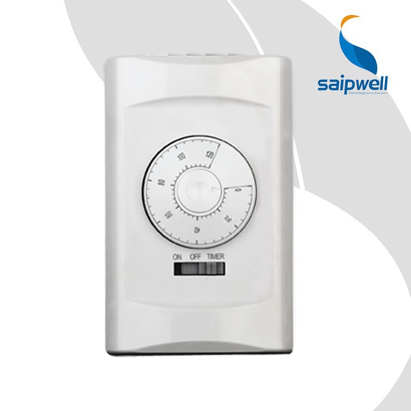 SAIP/SAIPWELL New Design 120 Minutes Countdown Timer, In-wall Timer, Mechanical Timer Switch