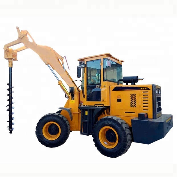 Hydraulic mini solar drop hammer screw pile driver