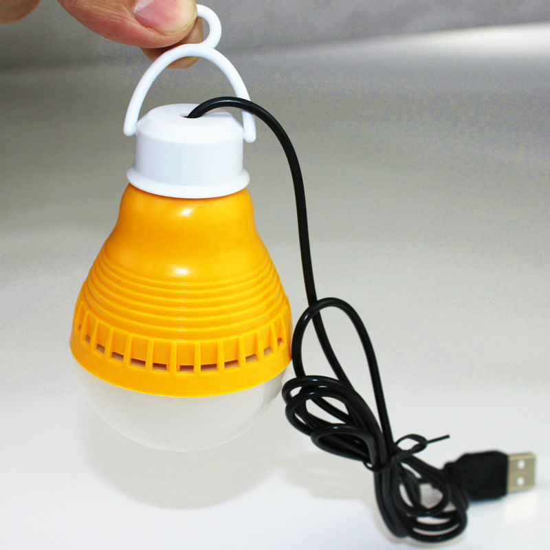 lithium ion battery power 3W 7W USB bulb light