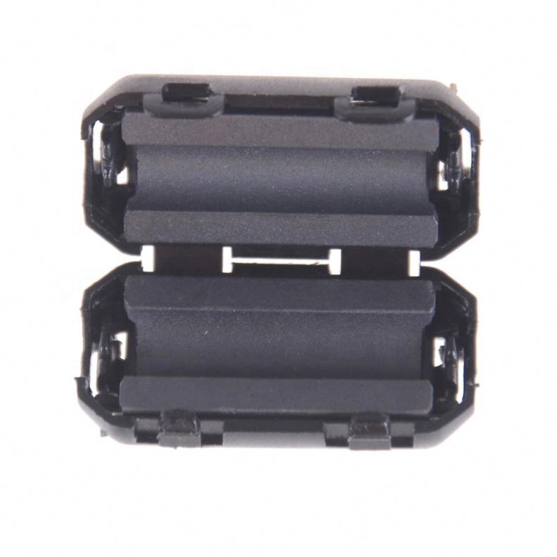 Black Cable Wire Clamp Clip RFI EMI EMC Noise Filters Ferrite Core Case 3.5mm Ferrite Filter
