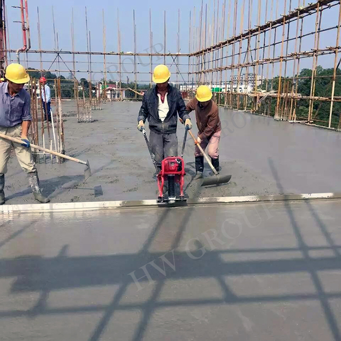 Concrete vibratory truss laser power screed  for sale