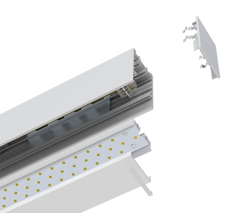 IP40 waterproof suspended embedded ceiling splicing linear lighting fixtures led linear light