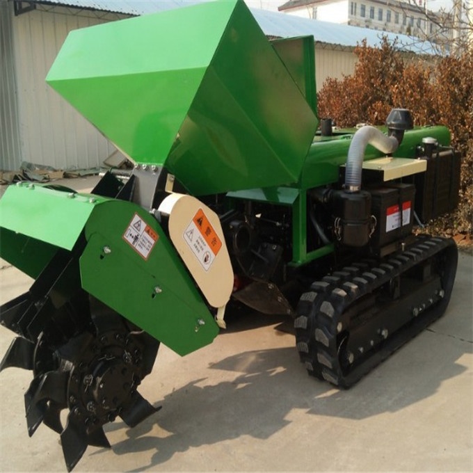 Small hand ditching trenching machine