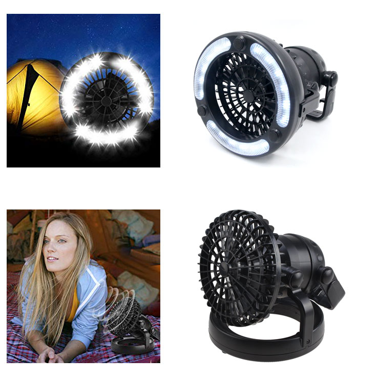 Outdoor Lanterns Multi-function Camping Tent Lantern Battery Operated Camping Flashlight Ceiling Fan