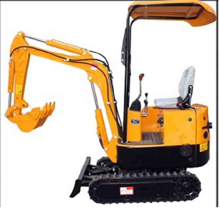 1.5kw/h 1t crawler walking mini excavator