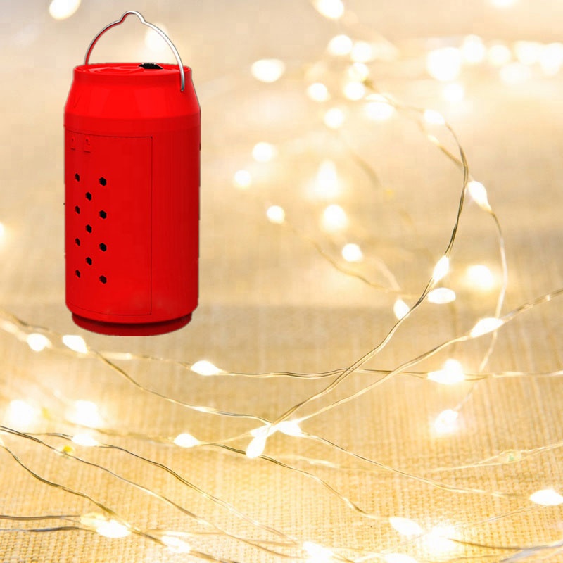 LED Outdoor Salt Water Lamp Power LED String Lights Fairy Holiday Christmas Party Garlands Garden Waterproof Copper String Light