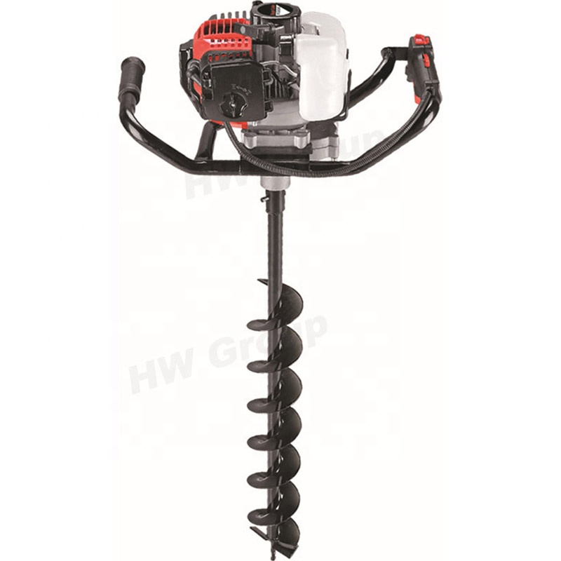 71cc portable hydraulic auger for earth drilling