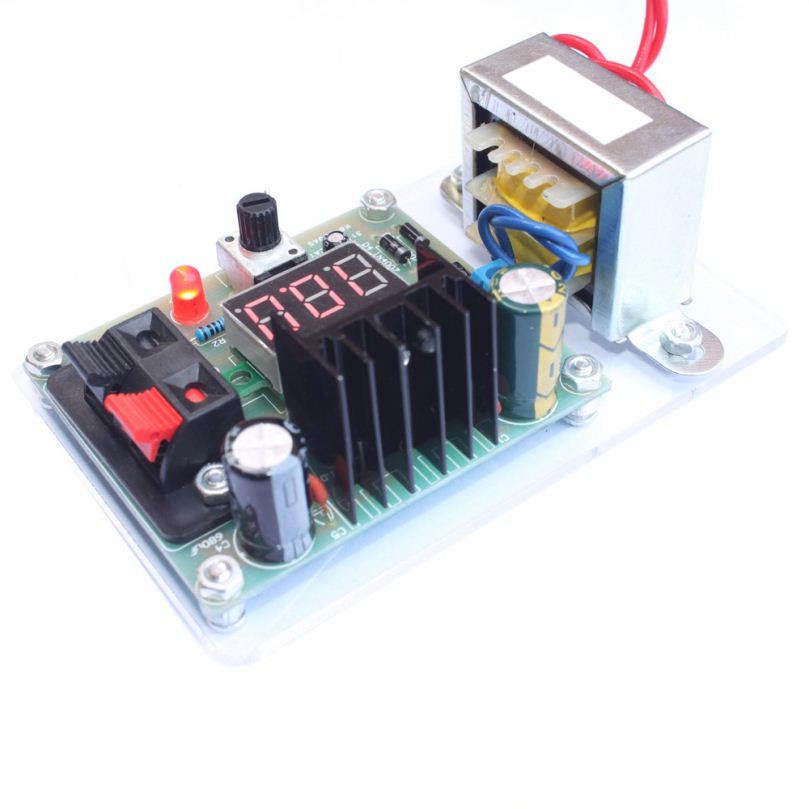 LM317 Regulated Power Supply 1.25V-12V Continuously Adjustable Regulated Voltage Power Supply DIY Kit with Transformer