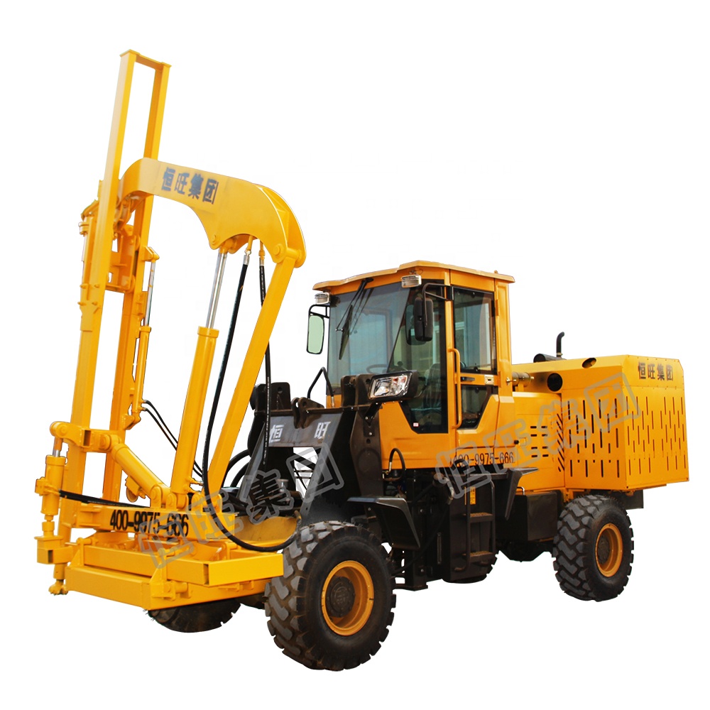 Loader Mobile pile driver pile machine