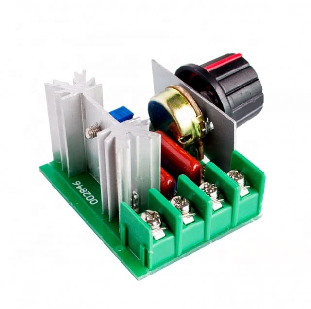 220V 2000W Speed Controller SCR Voltage Regulator Dimming Dimmers Thermostat