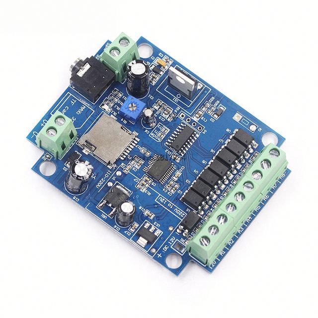 AC 220V MP3 Voice Playback Module Voice Broadcast Alarm Prompter Trigger Multi Mode