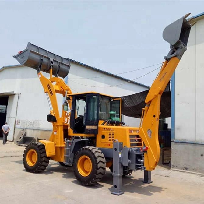 Cheap mini used backhoe loader