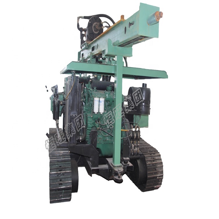 Crawler pile driver machine