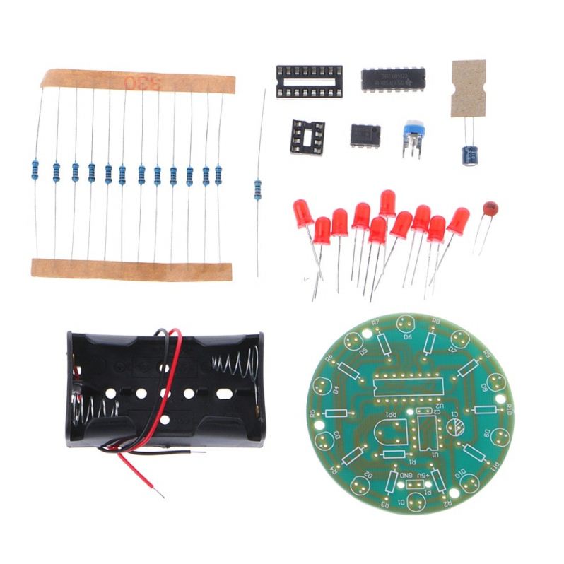 Running Water Light DIY Kit NE555 LED Horse Race Lamp Training