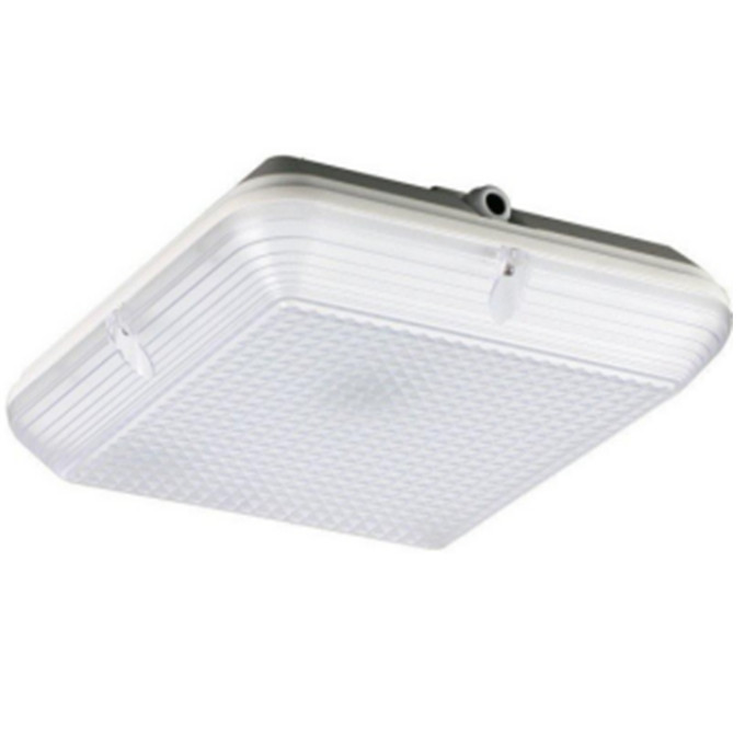 square design 315*315*100mm led bulkhead fixtures with CCT optional motion sensor led emergency lighting