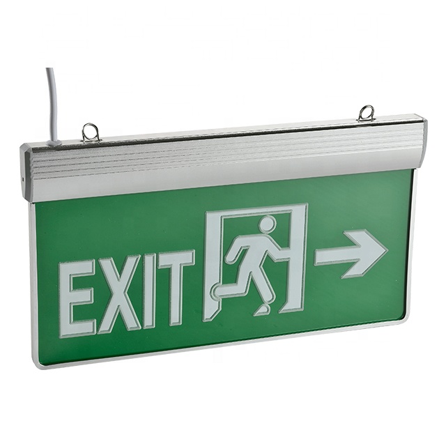 NEW design  exit sign emergency light  with left side,right side and exit