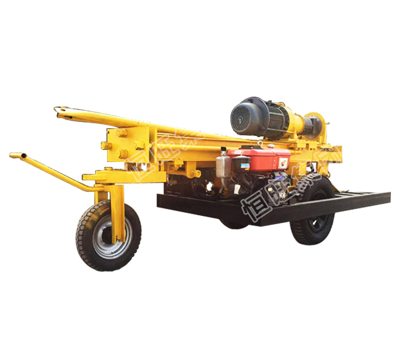 Trailer mounted water well drilling rig portable for china factory price