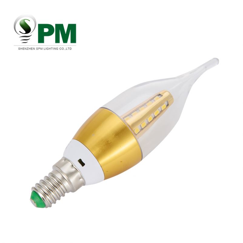 Professional e14/e27 led light flameless led candle lighting