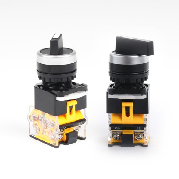 SAIP/SAIPWELL D Type Rotary Knob Self-locking Push Button Switch