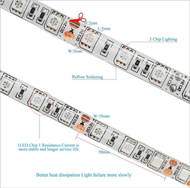 smd hydroponic systems greenhouse full spectrum strip led grow light bar for plant