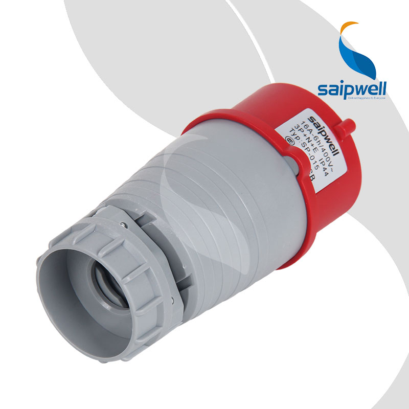 SAIPWELL/SAIP Low Price 5P 16A 400V IP44 Industrial Waterproof Plug