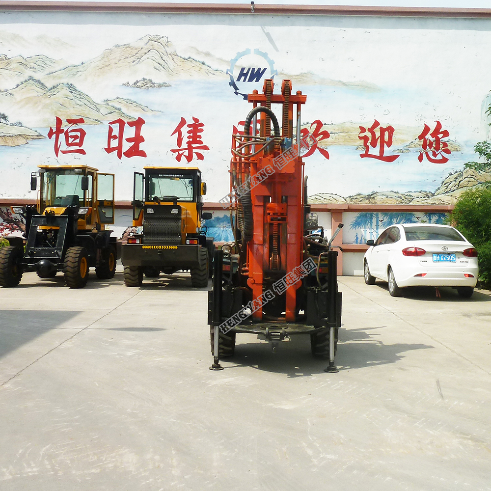 trailer mounted cheap water well drilling rig